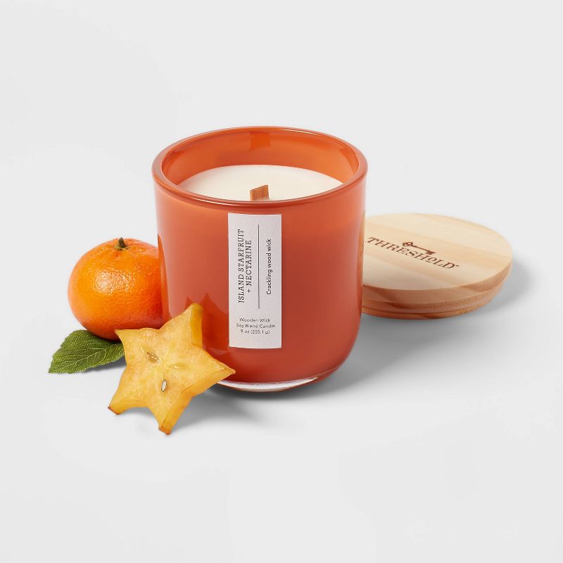 Island Starfruit and Nectarine Candle Orange - Threshold™, 4 of 6