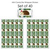 Big Dot of Happiness Forest Hedgehogs - Mini Candy Bar Wrapper Stickers - Woodland Birthday Party or Baby Shower Small Favors - 40 Count - 3 of 4