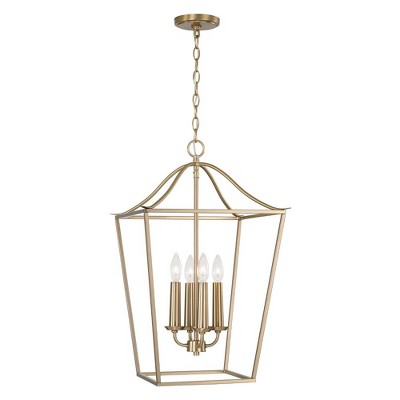 Capital Lighting Grady 4 - Light Chandelier in  Matte Brass