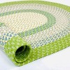 Colonial Mills Kingston Braid - Lime 20 In x 30 In Oval Rug Indoor/Outdoor 100% Polypropylene - 3 of 4