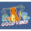 Boy's Pokemon Bulbasaur, Squirtle and Charmander Good Vibes Pull Over Hoodie - 2 of 4