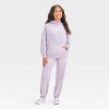 Girls' Fleece Tie Dye Sweatshirts - art class™ - 3 of 3