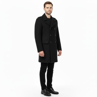 Isaac Mizrahi Boy's CT1013 Single Breasted Wool Overcoat