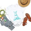 Simply Sage Market Happy Easter Bunny Outline Short Sleeve Tee - 3 of 4