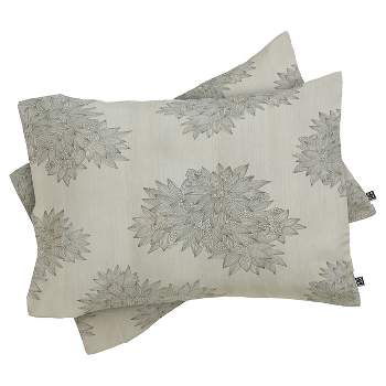 Iveta Abolina Beach Day Floral Pillow Shams (King) 2pc - Deny Designs