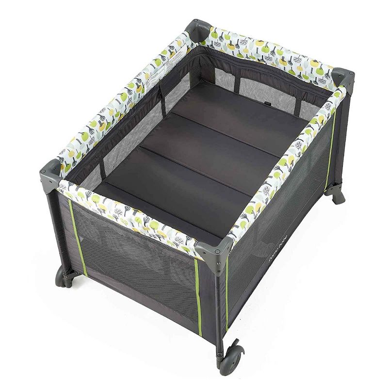 Pamo Babe Portable Nursery Center Foldable Bassinet Play Yard Crib Sleeper with Travel Cot, Changing Table Diaper Station, Mobile, & Carry Bag, Green, 3 of 9
