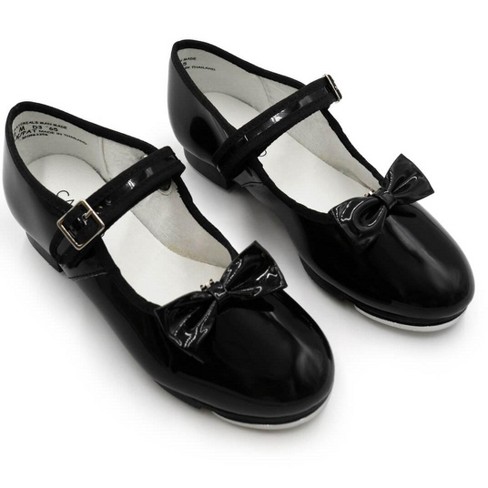 Capezio Black Patent Mary Jane Tap Shoe - Child 13 Medium