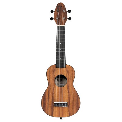 Ortega Guitars Keiki Exotic Wood Series Soprano Ukulele Pack - Icludes: Tuner, Picks, Strap & Tote Bag