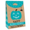 Big Dot of Happiness Teal Pumpkin - Halloween Allergy Friendly Trick or Trinket Gift Favor Bags - Party Goodie Boxes - Set of 12 - 3 of 4