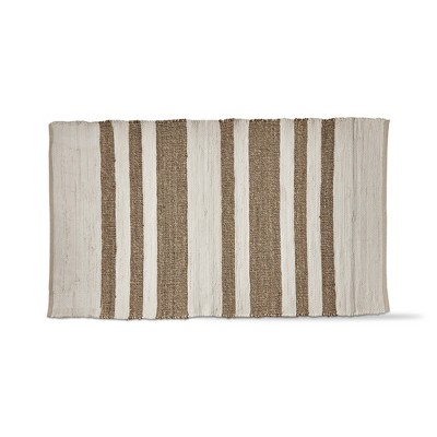 TAG Tai Stripe Seagrass 4'X6' Indoor Rug White Multi