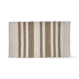 TAG Tai Stripe Seagrass 4'X6' Indoor Rug White Multi - 1 of 2