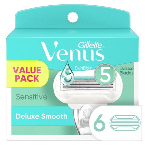 Venus Deluxe Smooth Sensitive Women S Razor Blade Refills 6ct Target