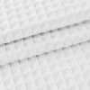 Cotton Blend Soft Waffle Weave Shower Curtain - 4 of 4