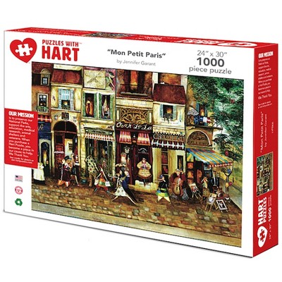 Hart Puzzles Mon Petit Paris by Jennifer Garant, 24  x 30 1000 Piece Puzzle