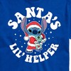 Men's - Lilo and Stitch - Santas Lil Helper Christmas Short Sleeve Graphic T-Shirt - 2 of 4