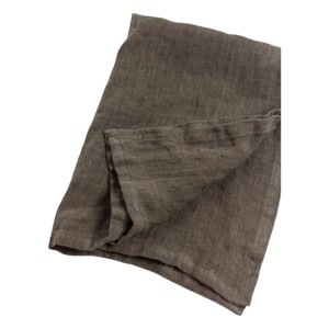 Slickblue Stone Washed Linen Tea Towel, 18 x 26 Inch Kitchen Towel with Hanging Loop in 5 Color Options - 1 of 3