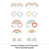 Big Dot of Happiness Hello Rainbow Glasses - Paper Card Stock Boho Baby Shower and Birthday Party Photo Booth Props Kit - 10 Count - image 3 of 4