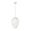 Savanti Modern Tulip Pendant Light - Matte Black, 1-Bulb, Damp Rated, 12" x 16.5" - 3 of 4