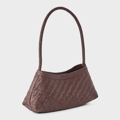 Сумки A New Day Woven Shoulder Bag - A New Day™ Brown — фото 3