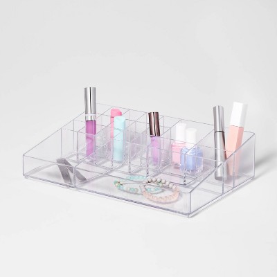 Bathroom Plastic Extra Large Cosmetic Organizer Clear - Brightroom&#8482;_4