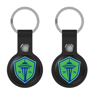 Keyscaper MLS Western Conference Teams Insignia Black Airtag Holder 2-Pack