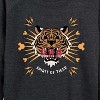 Women's - Disney - Spirit of the Tiger Lightweight French Terry Wide Neck Long Sleeve Graphic Shirt - 2 of 4