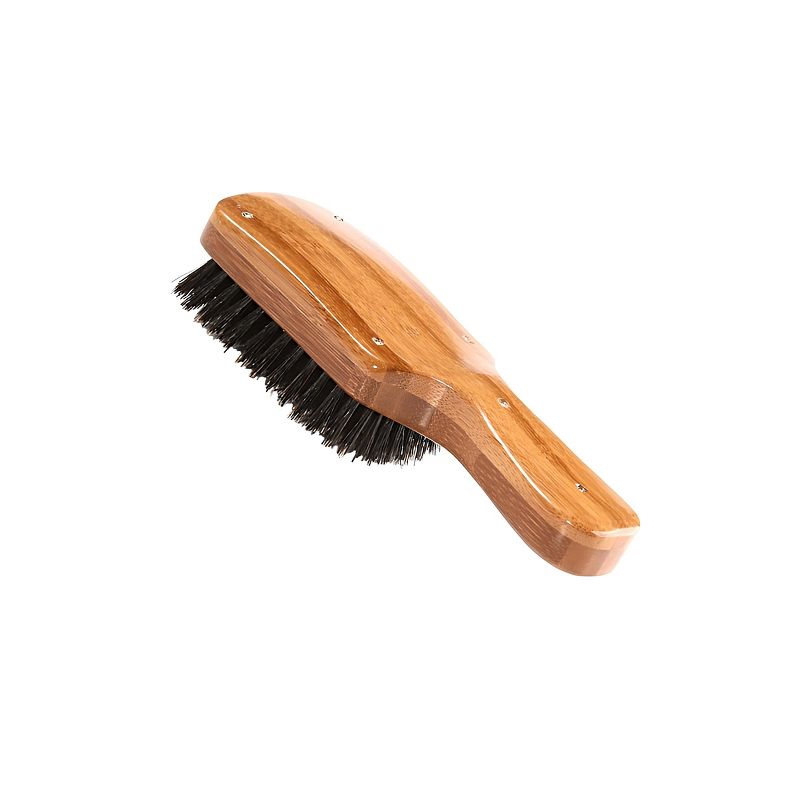Bass Brushes Men's Hair Brush Wave Brush with 100% Pure Premium Natural Boar Bristle FIRM Pure Bamboo Handle Classic Club/Wave Style, 4 of 6