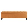 Vynxaria Ottoman,Rectangular Ottoman Bench,Upholstered Storage Bench,Foot Rest for Living Room, Entryway and Bedroom, - 2 of 4