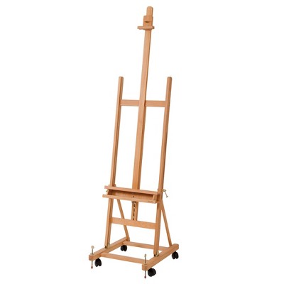 Jullian Premium Studio Easel Medium Beechwood - White