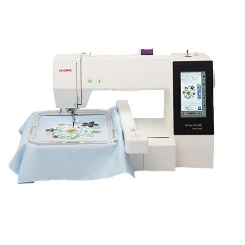 Janome Memory Craft 500e Limited Edition Embroidery Machine 11x.7.9 ...