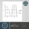 VAXCEL Portage Park 1 Light Black Dusk to Dawn Outdoor Wall Lantern Clear Glass - 4 of 4