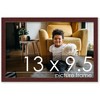 PosterPalooza | Photo Size Minimalist Brown Picture Frame - UV Acrylic, Foam Board Backing, Hanging Hardware - 2 of 4