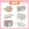 Soft Foam Climb and Crawl Playset for Toddlers,7-Piece Indoor Activity Blocks with Ramp and Tunnel,Safe Kids Playground-Baofuwish - 4 of 4