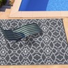 Large Outdoor Rug 9 x 18 Reversible Plastic Straw Rug RV Mat, Indoor Outdoor Carpet for Patio, Camping, Balcony, Deck, Backyard - 3 of 4