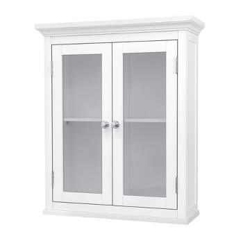 Teamson Home Madison 20" x 24" 2- Door Removable Wall Cabinet, White