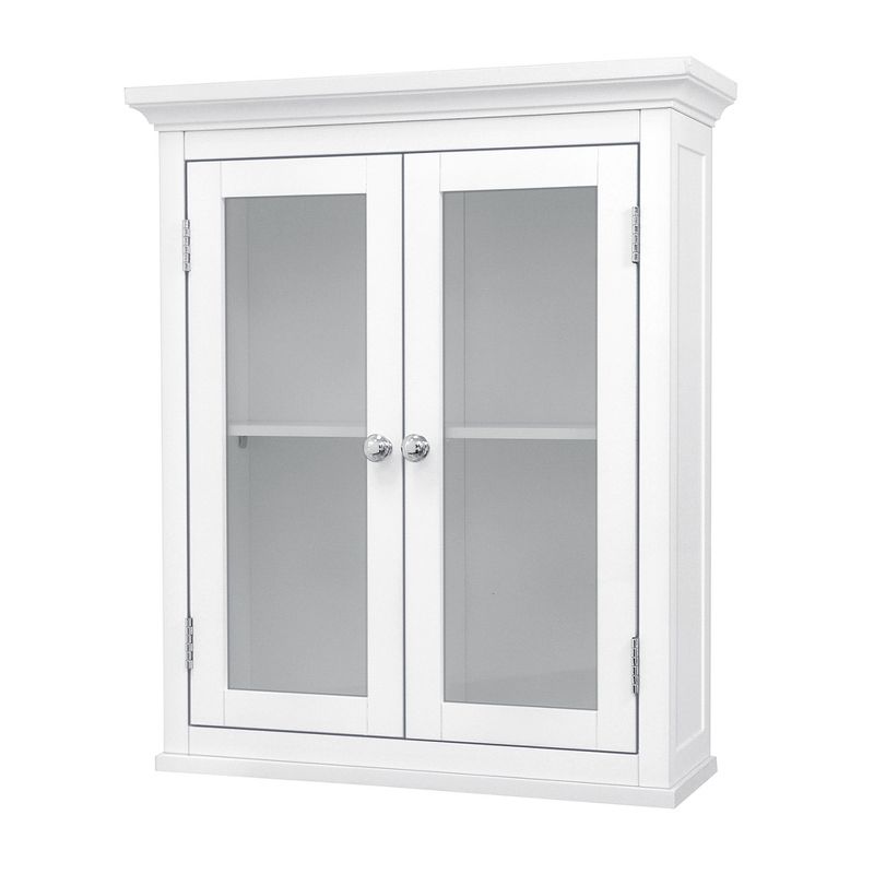 Teamson Home Madison 20" x 24" 2- Door Removable Wall Cabinet, White, 1 of 8
