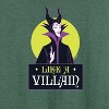 Women's - Disney Villains - Like a Villian Lightweight French Terry Wide Neck Long Sleeve Shirt - 2 of 4