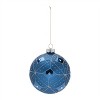Geometric Glittered Glass Ball Ornament (Set of 6) - 2 of 2