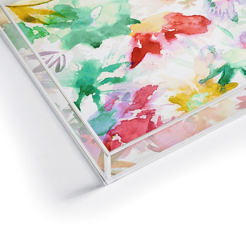 Ninola Design Spring Memories Floral Painting Acrylic Tray - Deny Designs, 3 of 5