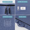 Hard Shell China Storage Containers - Set Moving Boxes for Dinnerware, Glasses, Plates, Mugs and Saucers -  Service for 12 - 4 of 4