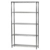Shelving.com Chrome Wire Shelving with 5 Tier Shelves - - 2 of 4