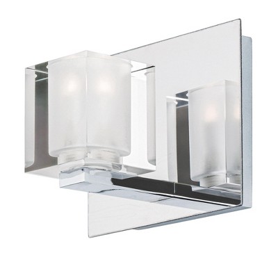 ET2 Lighting Blocs 1 - Light Vanity in  Polished Chrome