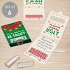 Big Dot of Happiness Ugly Sweater - DIY Assorted Holiday and Christmas Party Cash Holder Gift - Funny Money Cards - Set of 6 - 2 of 4