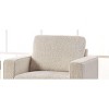 Sapphtopaz Modern Accent Chair with Track Arms Upholstered Reading Chair with Welt Trim Wood Legs Leisure Lounge Chair for Living Room, Bedroom - 2 of 4