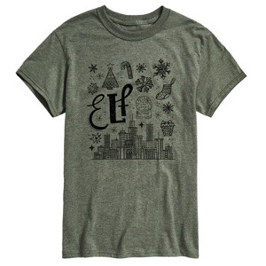 Men's - Elf - Doodle Logo Short Sleeve Graphic T-Shirt - 1 of 4