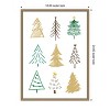 Amanti Art Christmas Trees 1 by Kristina N. Canvas Wall Art Print Framed 18-in. W x 24-in. H. - 3 of 4