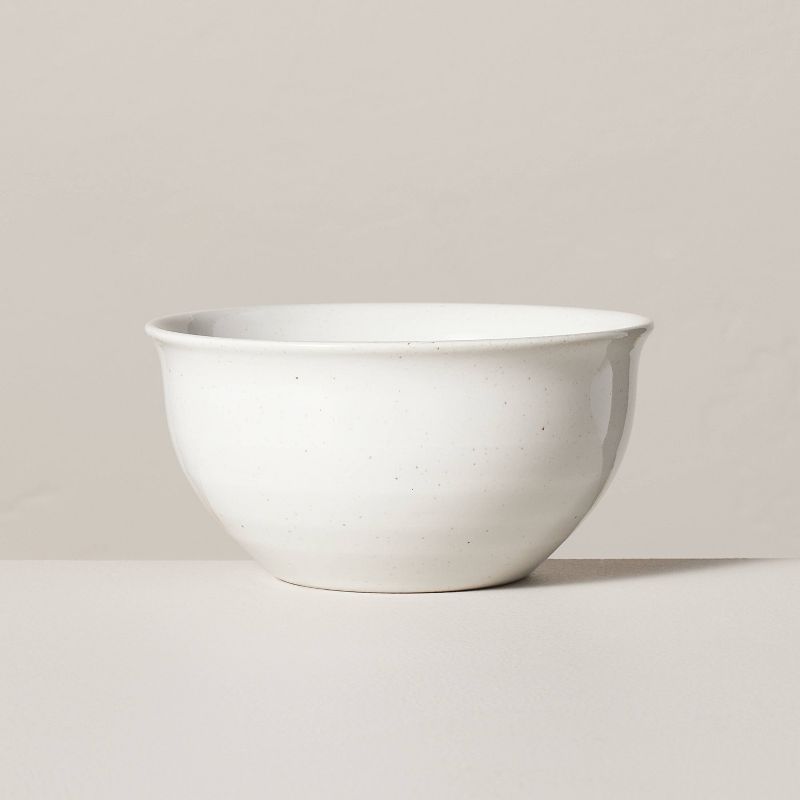 10oz Flared Brim Stoneware Mini Bowl Vintage Cream - Hearth & Hand™ with Magnolia, 1 of 5