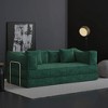 TiramisuBest 118in Modular Sofa, Convertible Oversized Sofa Bed, Flexible 3-Seater Combination, Soft Corduroy Cloud Velvet Fabric (White) - 4 of 4