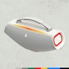 Lifeworks Barrel Mini Wireless Boombox Speaker, Bluetooth 5.3, IPX7 Waterproof, 12Hr Battery, LED Lights, Portable with True Wireless Stereo - 3 of 4