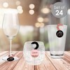 Big Dot of Happiness Rose Gold Happy New Year -New Years Eve Party Paper Beverage Markers for Glasses - Drink Tags - Set of 24 - 2 of 4